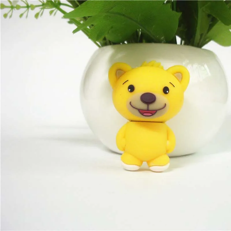 Прекрасный накопитель Rilakkuma Медведь Стиль USB флеш память ручки U диска 4 ГБ 8 16 32 ГБ|u