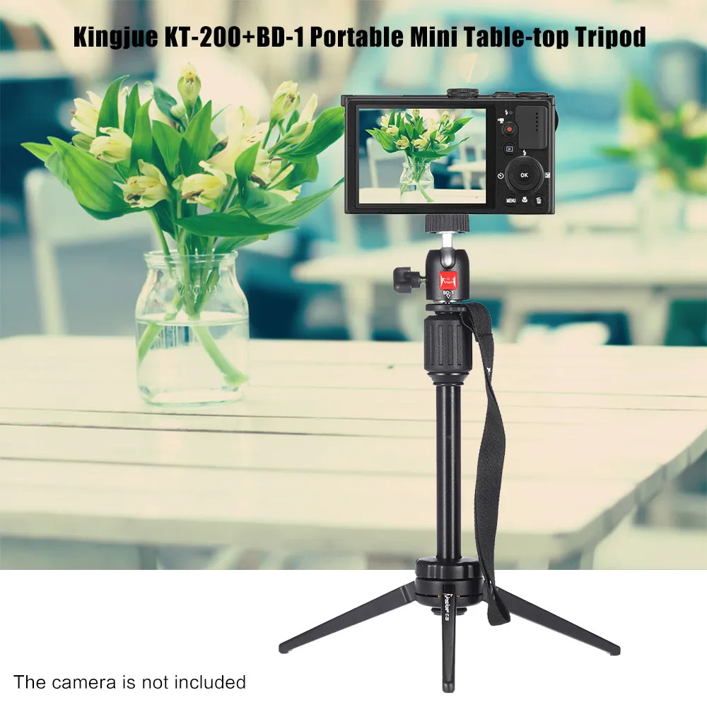 Kingjue-KT-200-BD-1-Portable-Mini-Universal-Travel-Table-top-Camera-Tripod-Video-Micro-Photography6