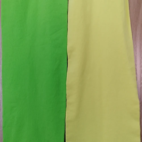Детские двухцветные бархатные колготки; двухцветные колготки; яркие колготки для девочек; колготки для девочек - Цвет: light green-yellow