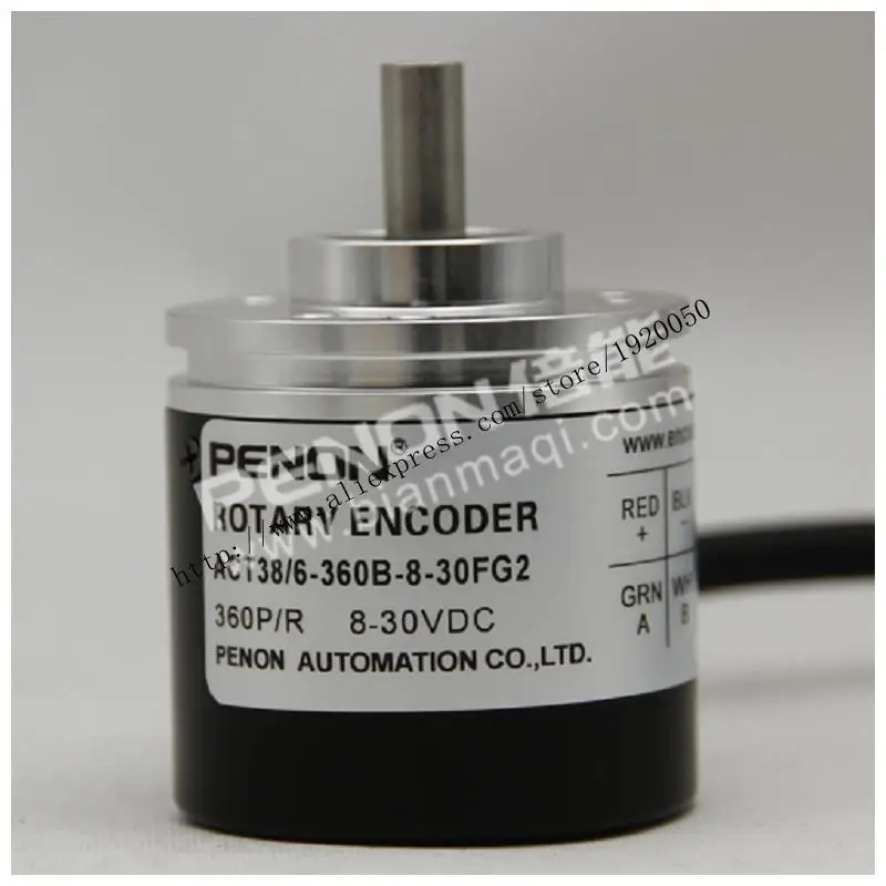 

Spot ACT38 / 6-360B-8-30FG2 incremental rotary encoders solid shaft 6mm360P / R pulse