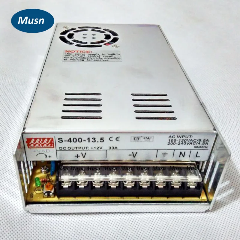 400W 36V 11A Single Output Switching power supply for LED Strip light 110V//220V