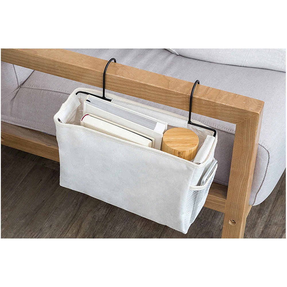 

New Large capacity Storage Bag Bedside Hanging Storage Bag Dorm Room Phone Book Magazine Organizer Holder with Hooks HOt Sale