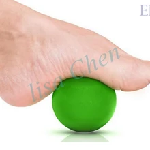 145 г 63 мм массаж мяч резиновый Сплошной Лакросс мяч терапия триггера точка расслабиться, снять мышечной усталости crossfit Йога инструмент