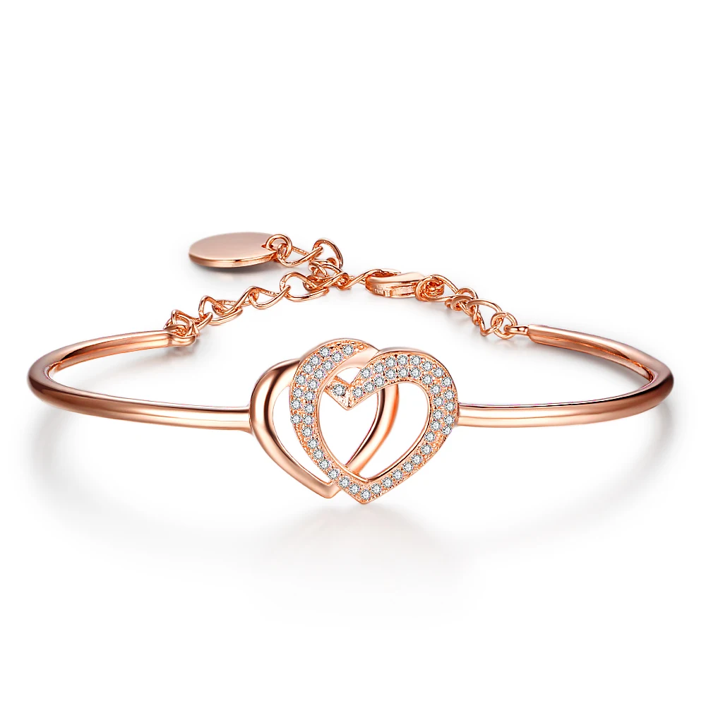 Bangle heart bracelets Clearance