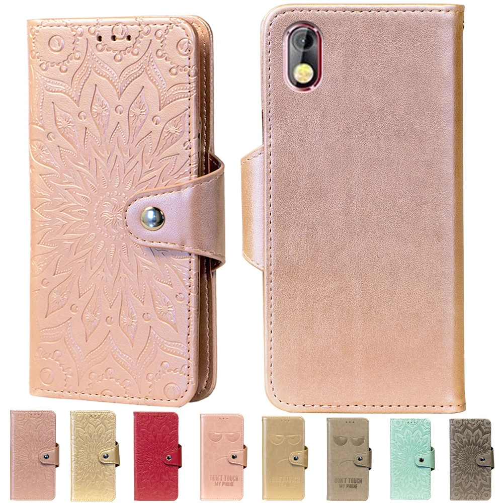 

Embossing Stand Flip PU Leather wallet Case Cover For BQ BQ-5211 Strike Phone Cases