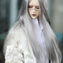 Новое поступление 1/3 BJD SD серебристо-серый цвет парик волосы супер кукла Bjd парик мохер парик куклы аксессуары