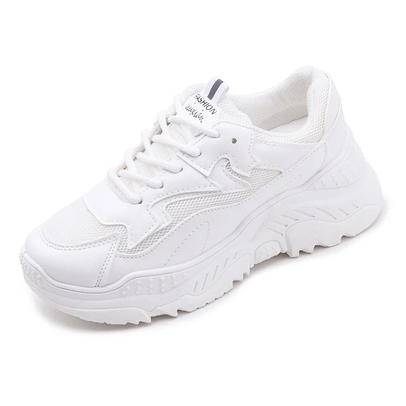 chunky white trainers womens
