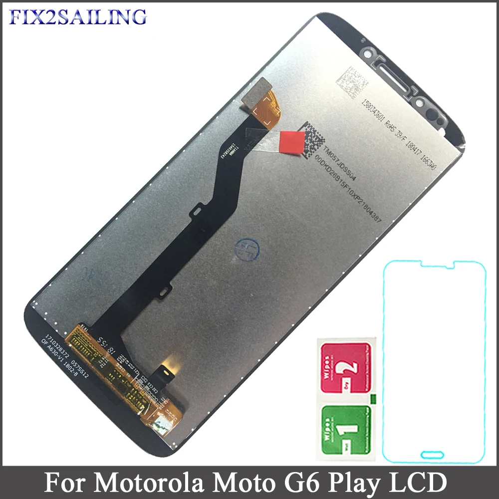 

For Motorola Moto G6 Play XT1922 XT1922-3 XT1922-4 LCD Display Touch Screen Digitizer Assembly Screen For Moto G6 Play LCD