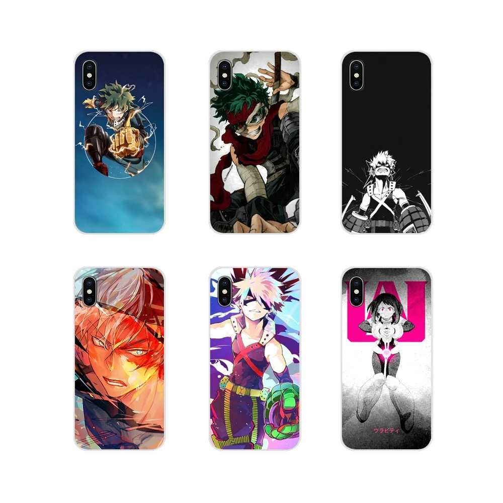 

Accessories Phone Cases Covers My Hero ACADEMY For Xiaomi Mi6 A1 5X 6X Redmi Note 5 5A 4X 4A 4 3 Plus Pro pocophone F1