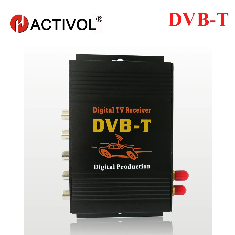 

DVB-T MPEG-4 car digital TV receiver box with 4 video output,double antenna for Europe, France, Germany, Spain, Middle East