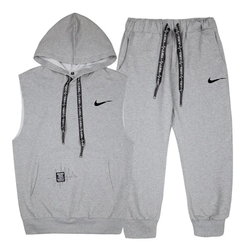 New big size European size Original logo just break it Men's Tide brand sweater suit Cropped trousers shorts suprem Guccy New big size European size Original logo just break it Men's Tide brand sweater suit Cropped trousers shorts suprem Guccy
