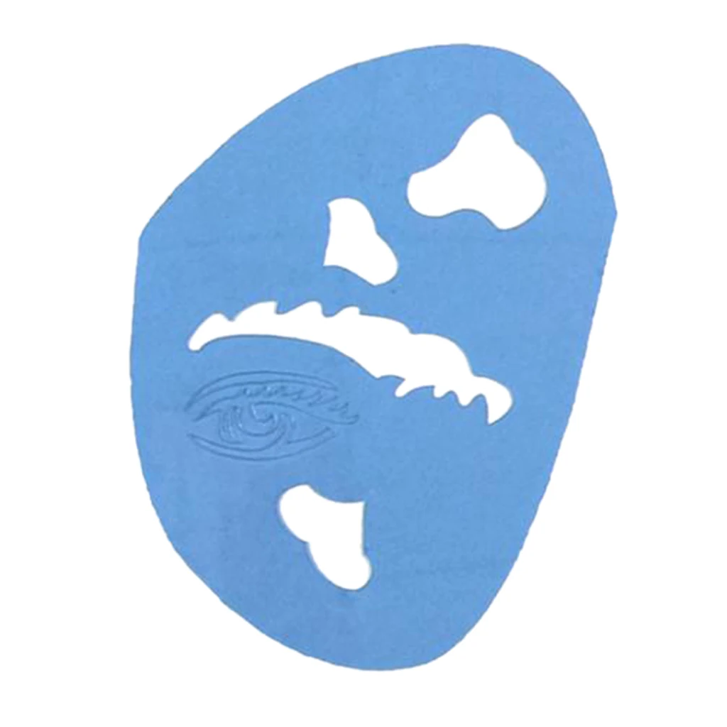 MagiDeal Reusable Plastic Face Body Art Painting Stencils Tattoo Template Accessories for Men Women Party Makeup
