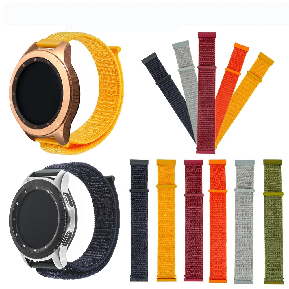 

New Watchband Nylon Wrist Strap Watch Band For Samsung Galaxy Gear S3 Garmin vivoactive 3 watch 42mm/46mm Sport bracelet