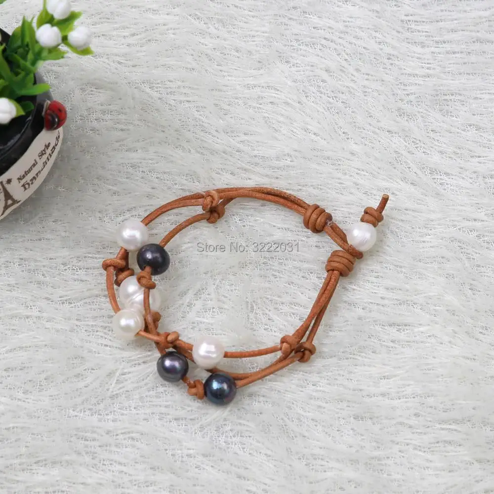 near round pearl bracelets for girls