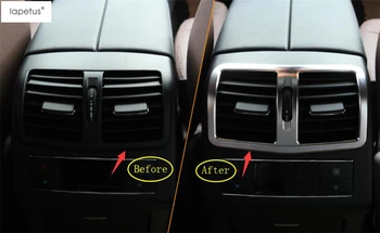 

Lapetus Accessories For Mercedes Benz E CLASS W212 Sedan 2011 - 2015 Rear Air Conditioning AC Vent Outlet Molding Cover Kit Trim