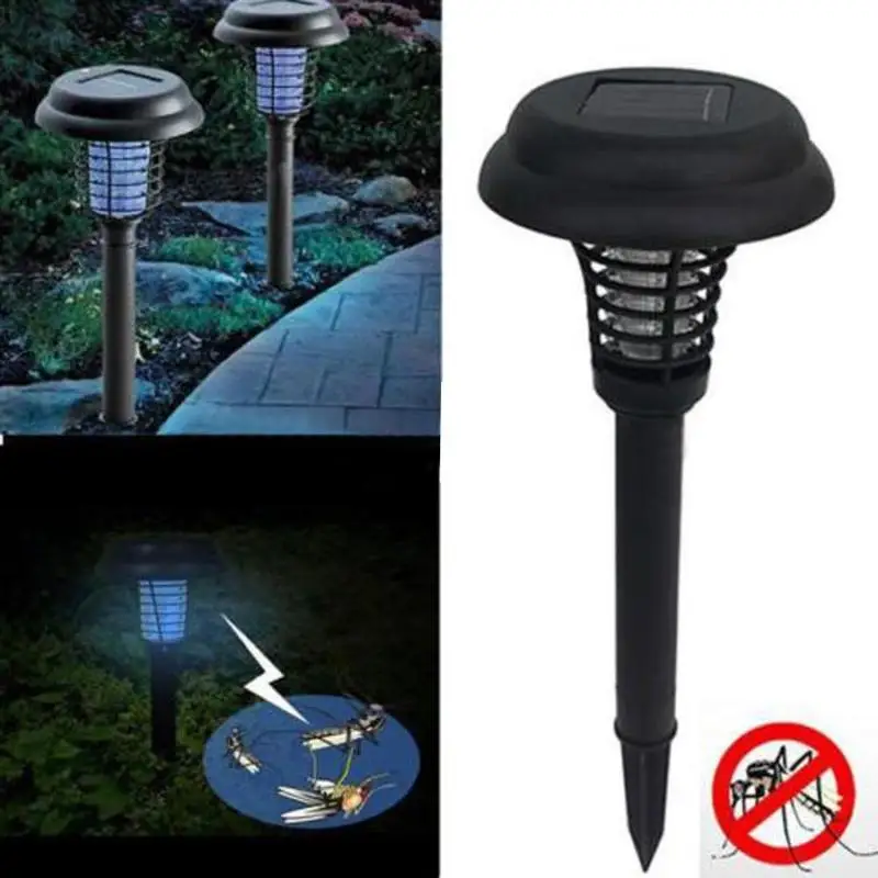 

Environmentally Solar Powered Mosquito Killer LED UV Night Lamp Outdoor Garden Insect Pest Bug Zapper Mosquito Killer Lam