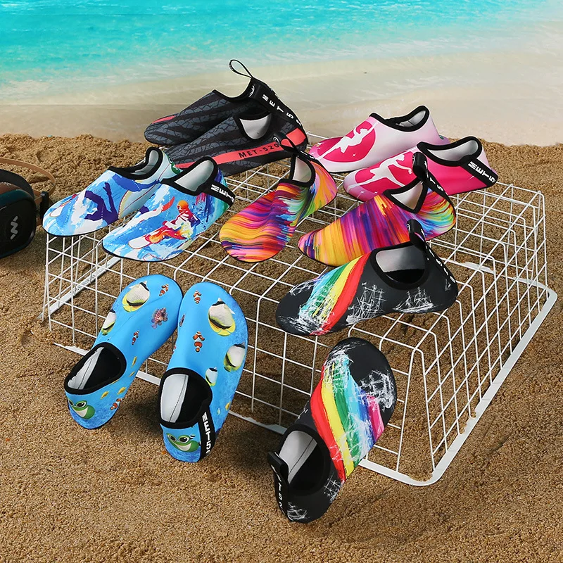 

17 Styles Quick Drying Swim Water Diving Shoes Footwear Barefoot Aqua Socks Anti-slip For Beach Pool Slippers Men Women Adult