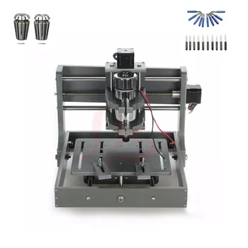

DIY 2020 mini cnc engraver engraving milling router machine with free cutter and collect spindle motor for choice
