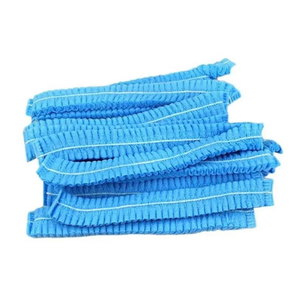 Унисекс одноразовая многофункциональная Кепка s эластичный уход за волосами Защитная шапка набор шапок для душа(10 шт - Цвет: blue