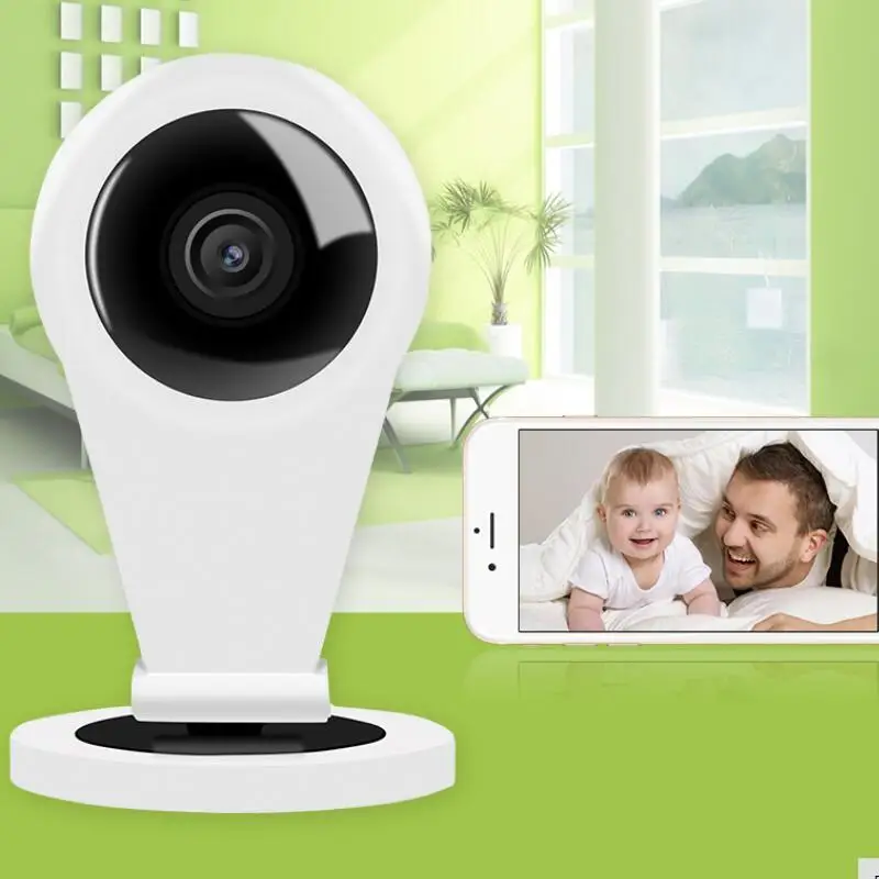 

Panoramic Wifi IP Camera HD 720P Night Vision 2-Way Audio Wireless Mini Smart Camera Webcam Video Monitor Video Surveillance