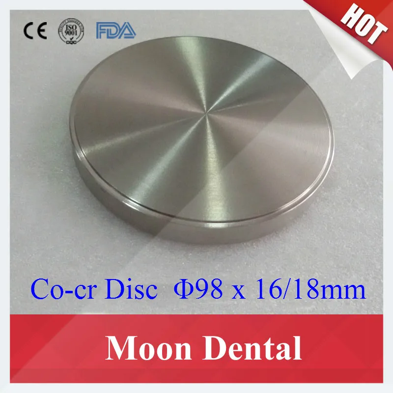 1 Piece OD98x16/18mm Dental Implant Cobalt Chromium Block Dental Co cr