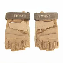 Открытый Половина Finger перчатки Военный Открытый Кемпинг велосипедного спорта Пеший Туризм дышащие тактические половины пальцев перчатки