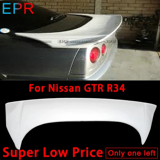 Автозапчасти для Nissan R34 GTR GTT Skyline Bomex FRP Стекловолоконный задний спойлер комплект