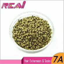 1000 шт/банка нано Кольца Бусы/нано микро кольца со звеньями для сплавления кератиновых человеческих волос для наращивания 5 цветов на выбор