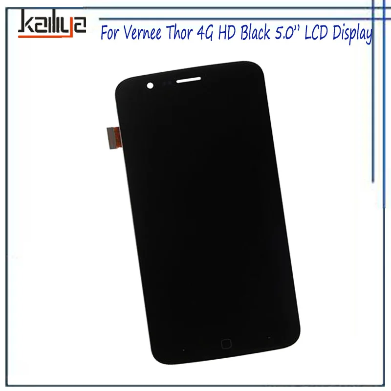 Новый черный для Vernee Thor 4G HD ЖК дисплей с 5 0 дюймовым сенсорным экраном дигитайзер
