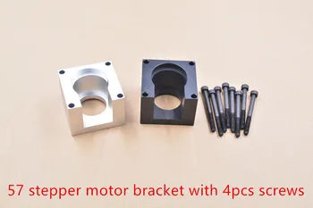 

57 stepper motor base mount seat bracket and 4pcs install screw cnc parts xyz axis 1pcs