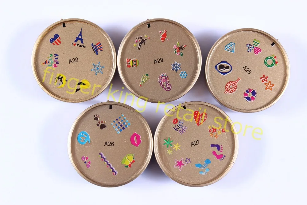 

HOT SALE! Nail Art Image Stamping plate 5PCS Nail Art Stamping Series Gloden A1-A35 4.2 Diameter Nail Art tools #X222