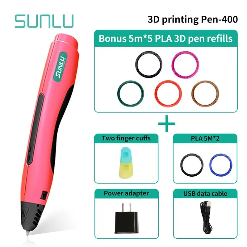 SL 400 3D Drawing Pen Include PLA Filament Box Set As Best Gift For Children Explore