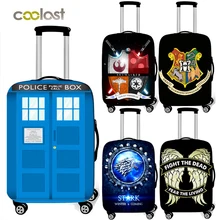 Телефонная будка, защитный чехол для багажа для путешествий, эластичный чехол для багажа, защита от пыли, чехлы для чемодана на колесиках