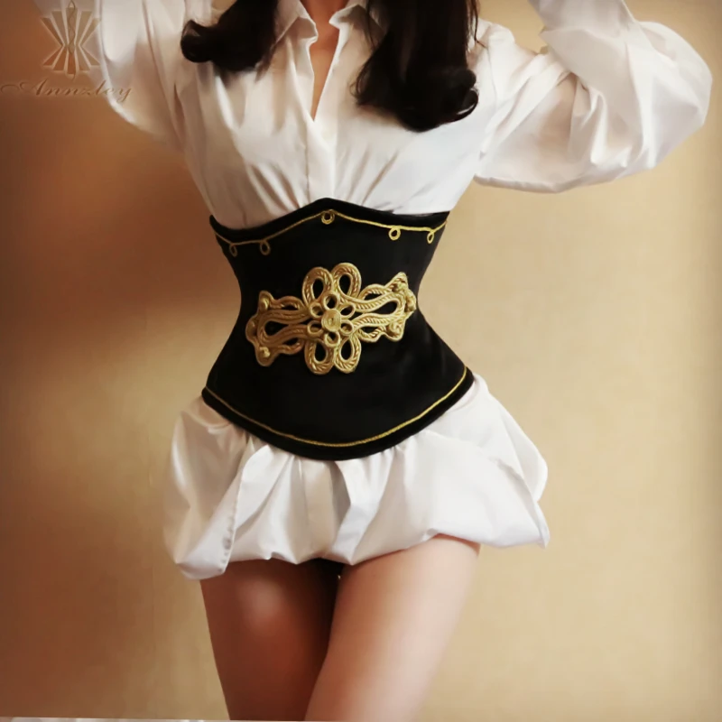 Annzley Corset 2019 Waist Slimming Corset Korsett Steel Boned Underbust Corsets For Sale (5)