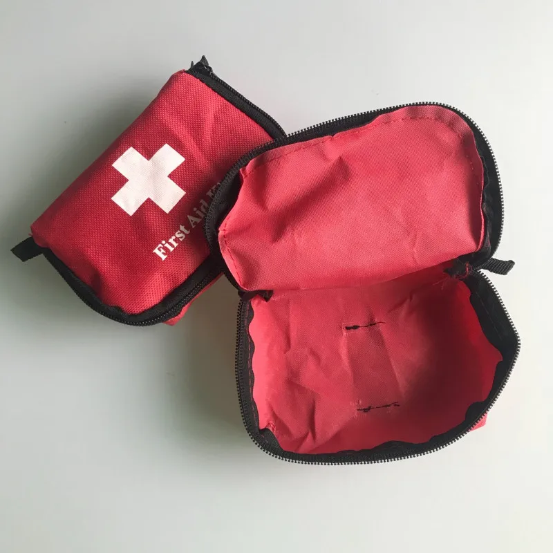 Portable Household Medicine Bag Multi-Layer Empty First Aid Kit Pouch Bag Outdoor Car Bag Travel Rescue Bag For Emergency Case