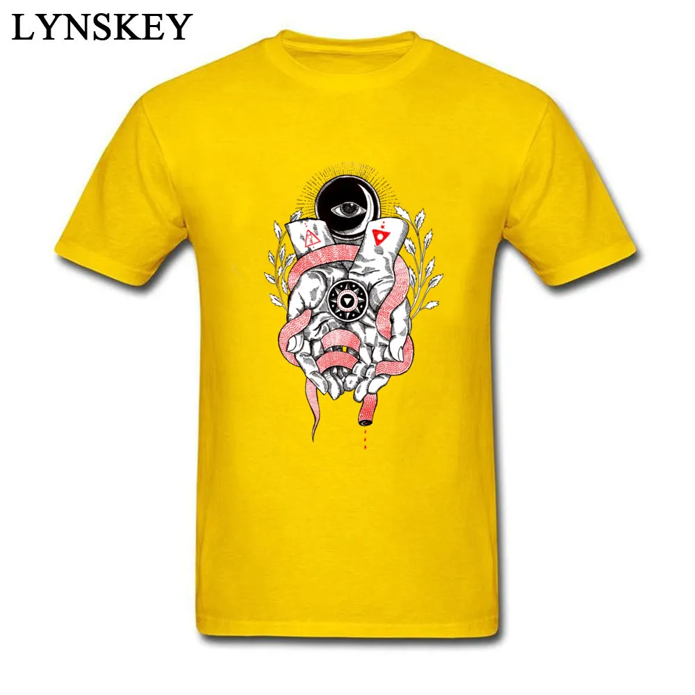 Simple Style Tops T Shirt for Men Special Summer Autumn Crewneck Cotton Fabric Short Sleeve T Shirt The Blood offering Casual Tee Shirt The Blood offering yellow
