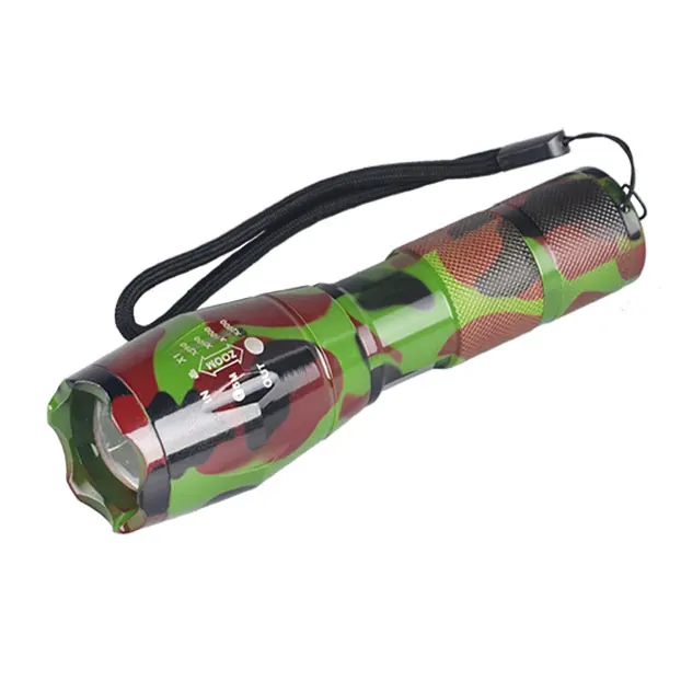

TMWT LED Fashlight Ultra Bright T6 CREE L2 Powerful G700 Zoom Camping Torch Light Black or Camouflage