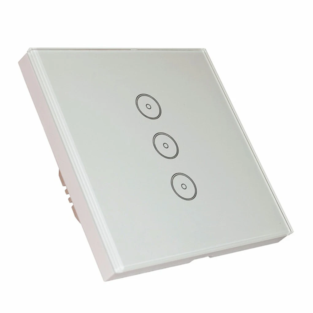 

1/2/3 Gang Touch Wall Wi-Fi Switch Panel Wireless Remote Lights and Appliances Smartphone Timing Function EU