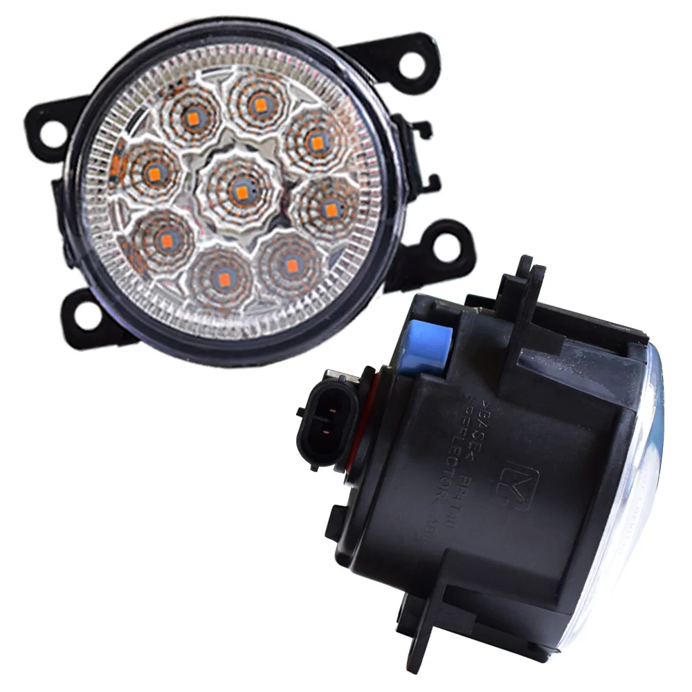 

2Pcs Car Fog Light Daytime Running Lamp DRL LED Bulb 12V For Ford Transit Connect Box 1.0 EcoBoost 2013- Fog Lamp Lights
