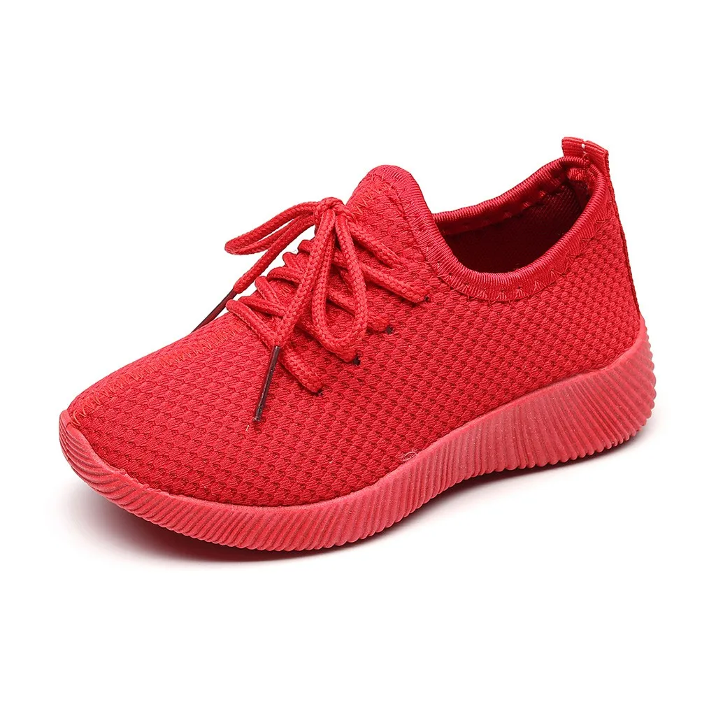 MUQGEW/спортивная обувь для детей; однотонная Спортивная Повязка для мальчиков и девочек; повседневные кроссовки для бега; повседневная детская летняя обувь
