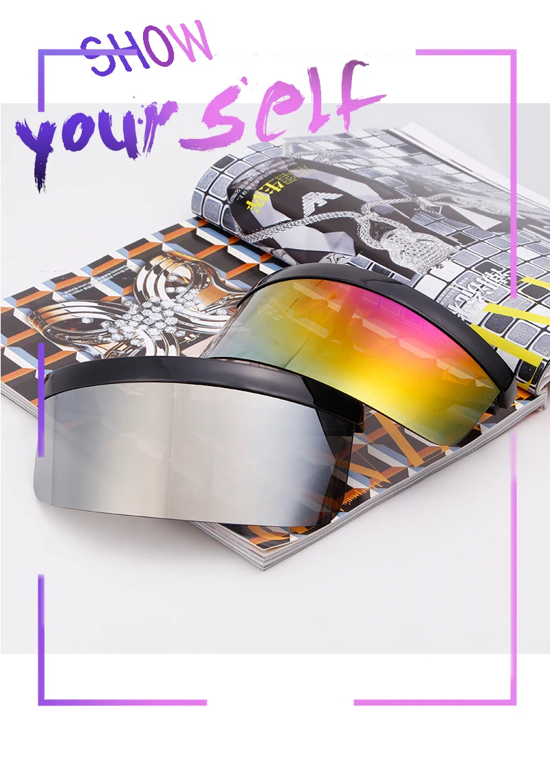 SORVINO, негабаритный козырек, защита, солнцезащитные очки для женщин и мужчин, фирменный дизайн, капюшон, очки, Большая Плоская Маска, солнцезащитные очки, 90 s, оттенки, SP58