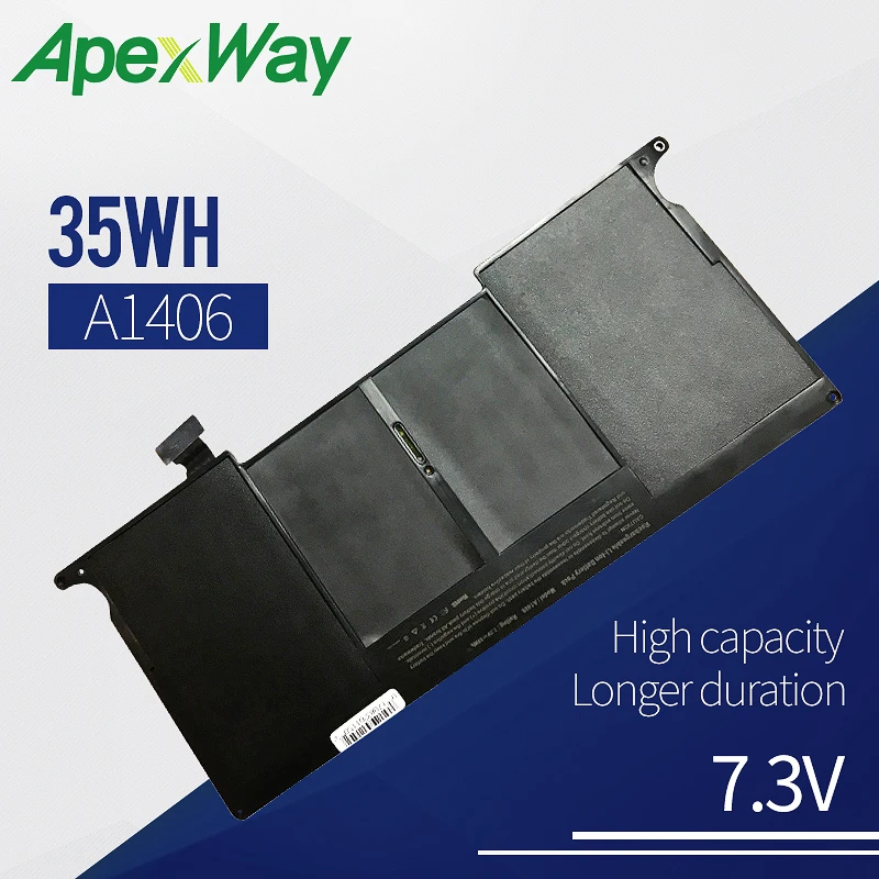 

35WH Laptop battery for APPLE A1406 FOR MacBook Air 11" A1370 2011 A1465 2012 A1495