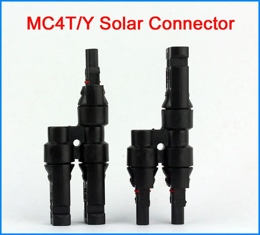 

Solar PV MC4 T/Y Branch Connectors Solar Energy Cable Splitter 5 pairs/10 pairs options