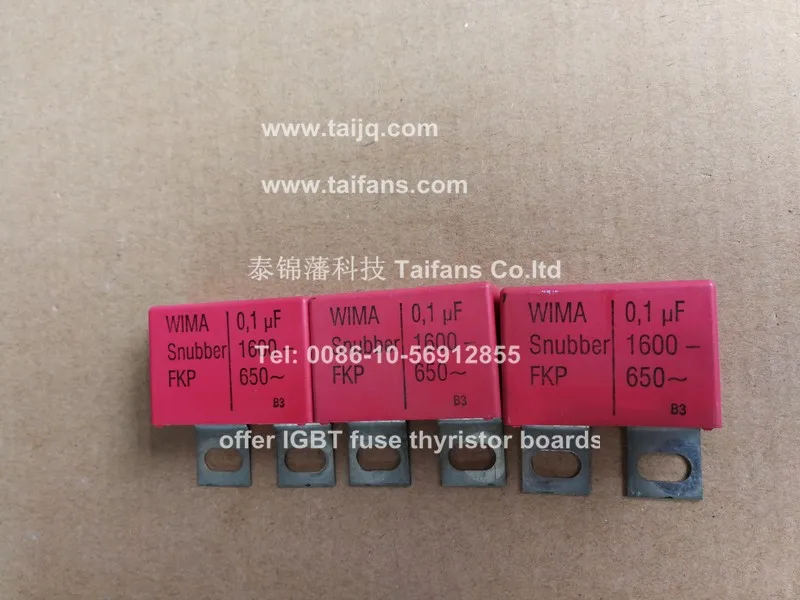 Snubber FKP 0.1UF 1600V 1600 650 high frequency absorption capacitor (good work condition) | Электроника
