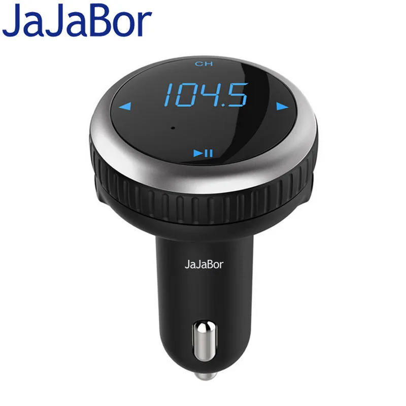 JaJaBor Car FM Transmitter MP3 Music Audio Player Bluetooth Car Kit Handsfree Voltage Detection 5V 2.1A Dual USB Car Charger JaJaBor Car FM Transmitter MP3 Music Audio Player Bluetooth Car Kit Handsfree Voltage Detection 5V 2.1A Dual USB Car Charger