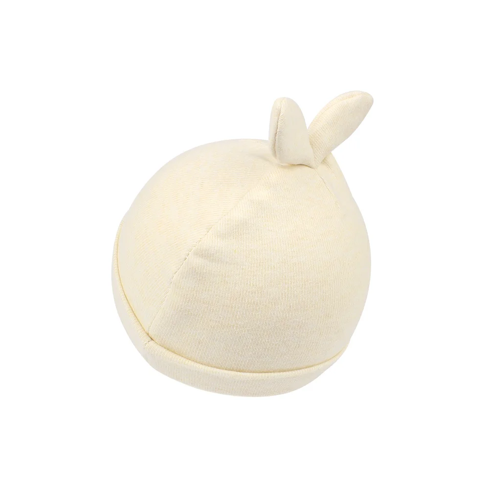 Cartoon Rabbit Baby Beanie Hat Cute Ears Newborn Tire Hat For Boys Cotton Comfortable Infant Beanie Spring Baby Girls Clothing (14)