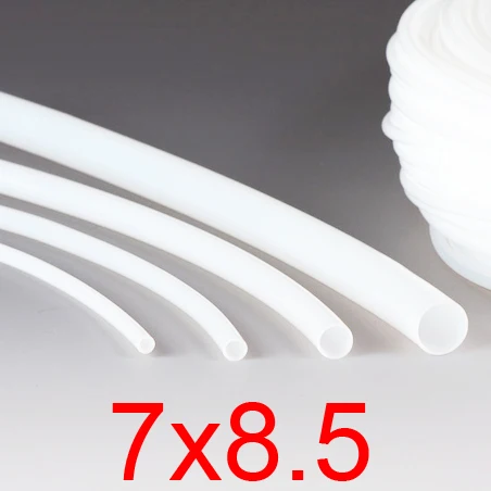 

7mm ID 8.5mm OD 7x8.5 PTFE tube tubing,TEFLON HOSE,white 3D printer F4 Corrosion Resistance Polytetrafluoroetylene pipe