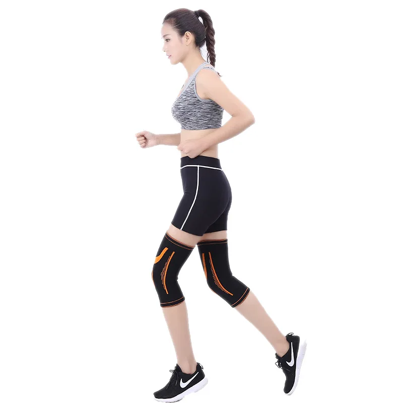 1 шт. для фитнеса бега велоспорта поддержка колена подтяжки эластичный нейлон