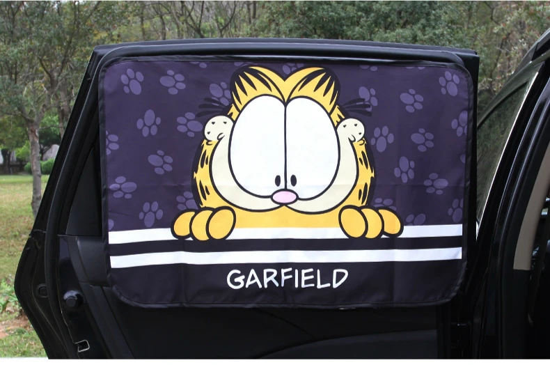 Capa para Janela de Carro com Desenho Cortina para Janela de Carro Universal para Janela Modelo Kawaii Magnético Para-sol Cortina Lateral 1 Peça 12 Toldos p/ janela lateral