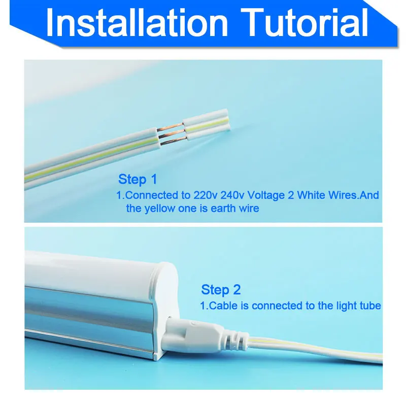 LED Tube T5 Light 30CM 60CM 220V~240V LED Fluorescent Tube LED T5 Tube Lamps 6W 10W Cold White Light Lampara Ampoule PVC Plastic LED Tube T5 Light 30CM 60CM 220V~240V LED Fluorescent Tube LED T5 Tube Lamps 6W 10W Cold White Light Lampara Ampoule PVC Plastic